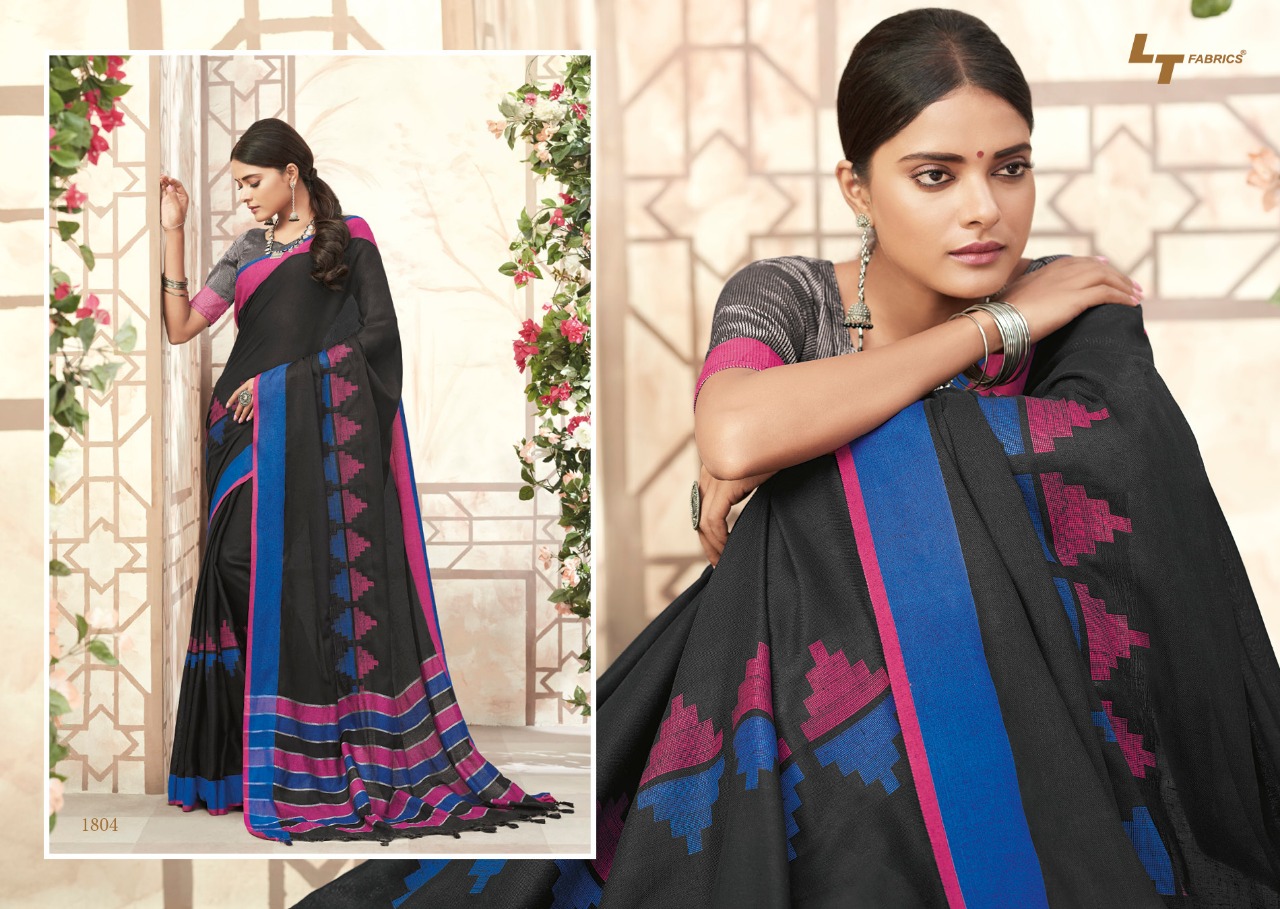 L T Fabric Designer Linen Silk Saree Catalog L T Fabric Designer Linen Silk Saree Catalog